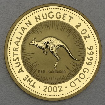 Goldmünze 2oz "Känguru" 2002 Australian Nugget (Australien)