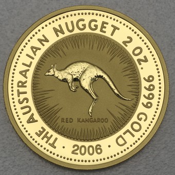 Goldmünze 2oz "Känguru/Nugget" 2006 (Australien)