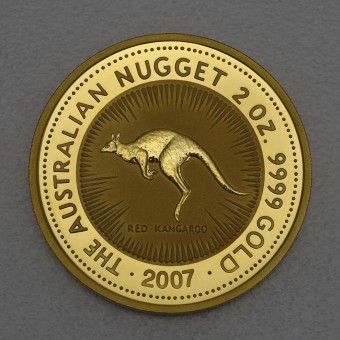 Goldmünze 2oz "Känguru/Nugget 2007" (Australien) 