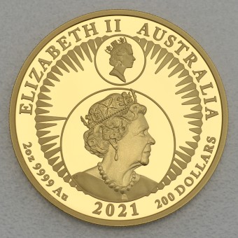 Goldmünze 2oz "Känguru" 2021 (PP) 35th Anniversary Australian Nugget (Australien)