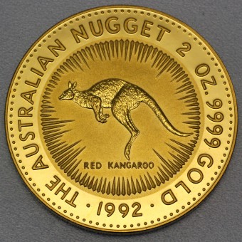 Goldmünze 2oz "Känguru/Nugget" verschiedene Jahrgänge (Australien)