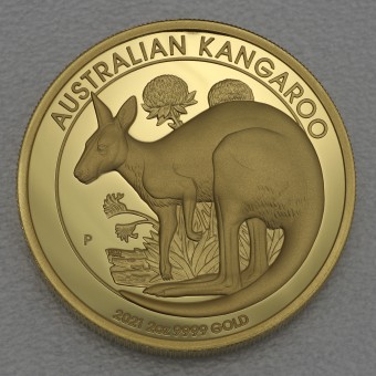 Goldmünze 2oz "Känguru 2021" PP/HR (Australien) Polierte Platte High Relief