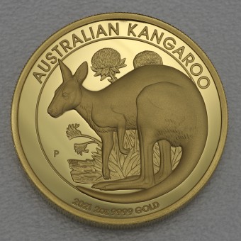 Goldmünze 2oz "Känguru" 2021 (PP/HR) (Australien)