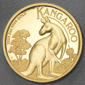Goldmünze 2oz "Känguru" 2023 (PP/HR) (Australien)