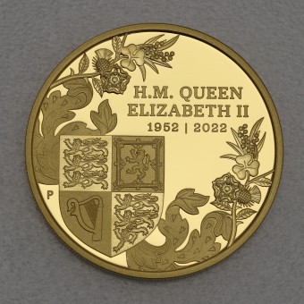 Goldmünze 2oz "The Queen s Platinum Jubilee 2022" Proof Coin