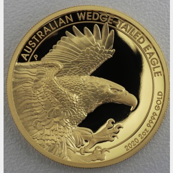 Goldmünze 2oz "Wedge-tailed Eagle" 2020 (PP/HR) (Australien)
