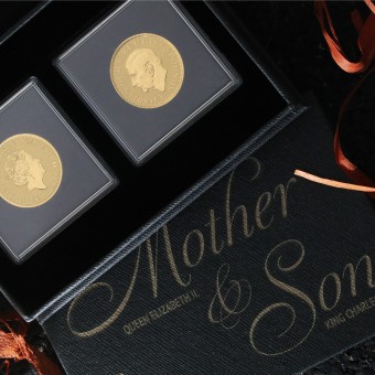 Goldmünze 2 x 1/2oz "Britannia" 2023 Set – Mother & Son (Großbritannien)
