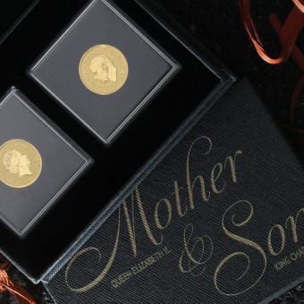 Goldmünze 2 x 1/4oz "Britannia" 2023 Set – Mother & Son (UK)