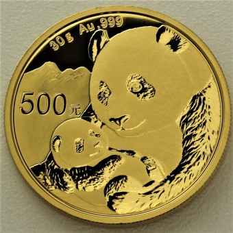 Goldmünze 30g "Panda - 2019" (China) 