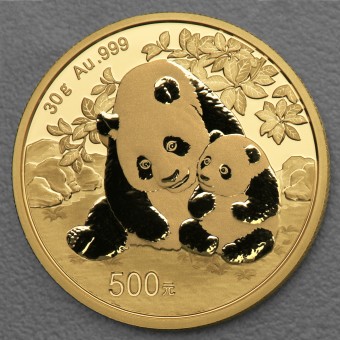 Goldmünze 30g "Panda" 2024 (China)