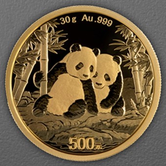 Goldmünze 30g "Panda" 2026 (China)