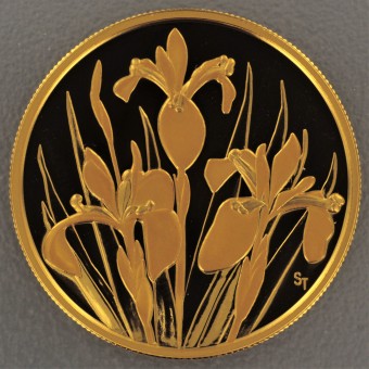 Goldmünze 350 Dollar "Iris Versicolor - 2006" 
