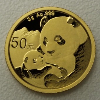 Goldmünze 3g "Panda" 2019 (China)