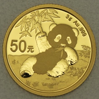 Goldmünze 3g "Panda" 2020 (China)