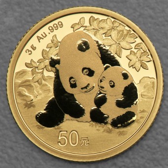 Goldmünze 3g "Panda" 2024 (China)