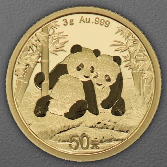 Goldmünze 3g "Panda" 2026 (China)