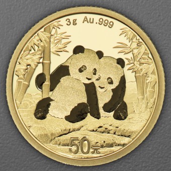 Goldmünze 3g "Panda" 2026 (China)