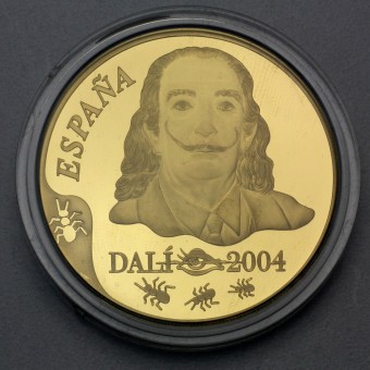 Goldmünze "400 Euro - 2004" (Spanien) "Salvatore Dali"