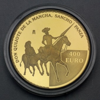 Goldmünze "400 Euro - 2005" (Spanien) "Don Quijote"