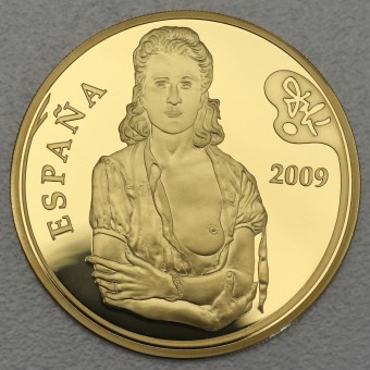 Goldmünze "400 Euro - 2009" (Spanien) "Salvador Dali"