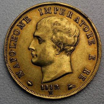 Goldmünze "40 Lire/Napoleon Imperator" (Italien) 