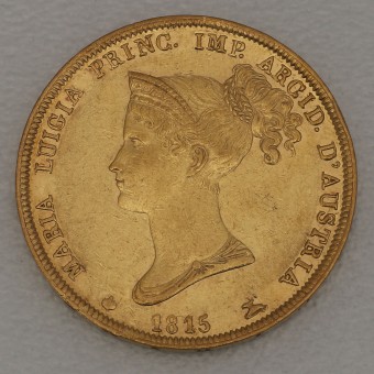 Goldmünze 40 Lire "Maria Luigia" 1815 (Italien)