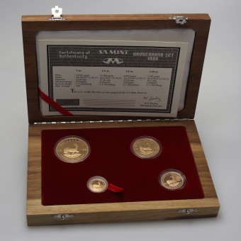 Goldmünze 4 x "Krügerrand" 1999 (PP) Prestige Set – 4-teilig (Südafrika)