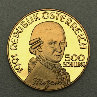 Goldmünze 500 Schilling "Don Giovanni" 1991 (PP) Mozart (Österreich)