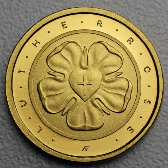 Goldmünze 50 Euro "Lutherrose" 2017  Reformation (Deutschland)
