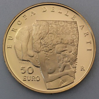 Goldmünze 50 Euro "Klimt" 2003 (Italien)