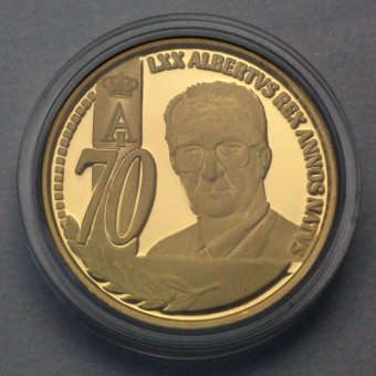 Goldmünze "50 Euro-2004 König Albert II" (Belg.) 