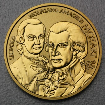 Goldmünze "50 Euro-2006 Mozart" (Österreich) 