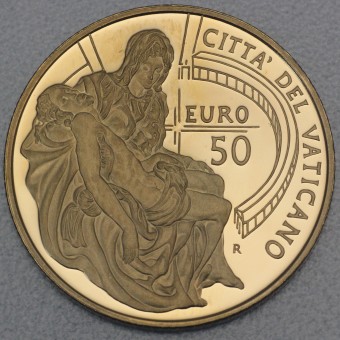 Goldmünze "50 Euro - 2008" La Pieta (Vatikanstadt)