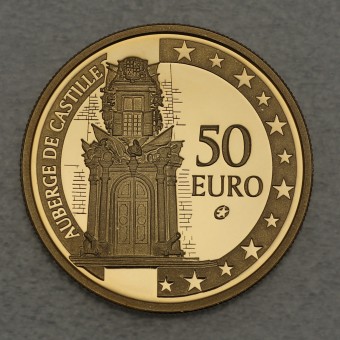Goldmünze 50 Euro "Auberge de Castille" 2008 (PP) (Malta)