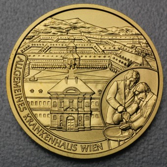 Goldmünze 50 Euro "Semmelweis" 2008 Große Mediziner (Österreich)