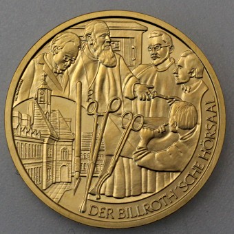 Goldmünze "50 Euro-2009 Billroth" (Österreich) 