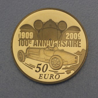 Goldmünze "50 Euro-2009 Bugatti" (Frankreich) 