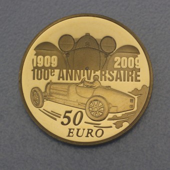 Goldmünze 50 Euro "Bugatti" 2009 (Frankreich)