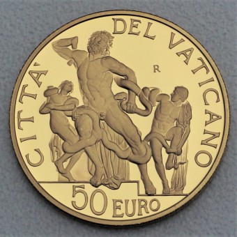 Goldmünze "50 Euro - 2009" Laocoonte (Vatikanstadt)