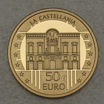 Goldmünze "50 Euro-2009" (Malta) La Castellania
