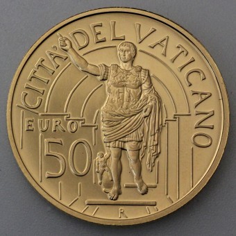 Goldmünze "50 Euro - 2010" (Vatikan) Apoll von Belvedere