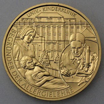 Goldmünze "50 Euro-2010 Pirquet" (Österreich) Große Mediziner