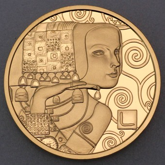 Goldmünze "50 Euro-2013 Klimt, Erwartung" (Österr) Klimt und seine Frauen