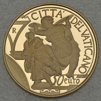 Goldmünze "50 Euro - 2014" (Vatikan) Michelangelo