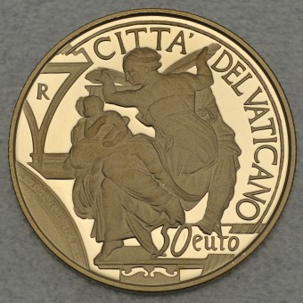 Goldmünze "50 Euro - 2014" Michelangelo (Vatikanstadt)