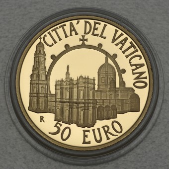 Goldmünze "50 Euro - 2015" (Vatikan) Frau von Rosenkranz
