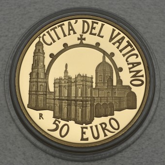 Goldmünze "50 Euro - 2015" Frau von Rosenkranz (Vatikanstadt)