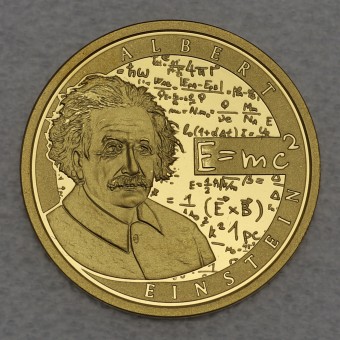 Goldmünze 50 Euro "Albert Einstein" 2016  (Belgien)