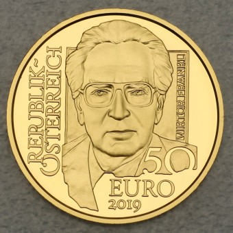 Goldmünze "50 Euro-2019 Viktor Frankl" (Österr.) Wiener Schulen der Psychotherapie