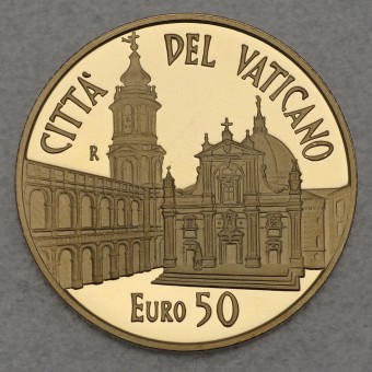 Goldmünze 50 Euro "Päpstliches Heiligtum" 2016 (PP) (Vatikanstadt)